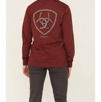 Ariat - Rebar Cotton Strong Workshop Logo Long Sleeve Graphic Tee