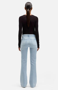 7 For All Mankind Dojo Tailorless Jeans in sparkling - women's jeans - detail view