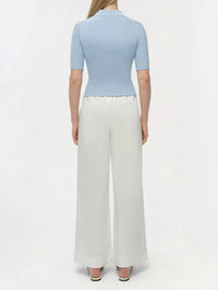 SIMKHAI Secily Polo Top in tidepool - women's t-shirt - view 4