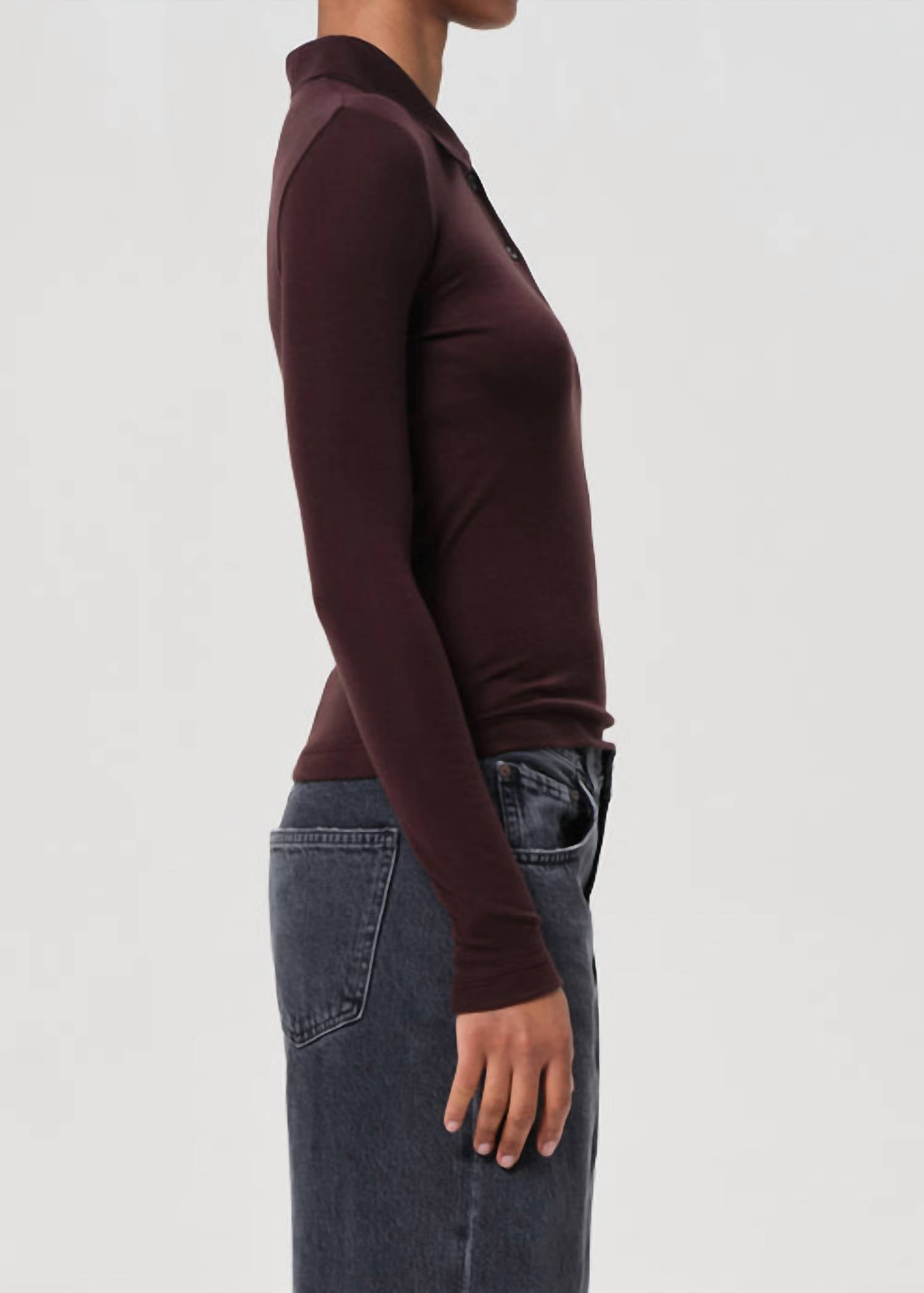 Agolde - Amos Long Sleeve Polo