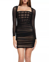 Nookie - Illusion Sleeve Mini Dress