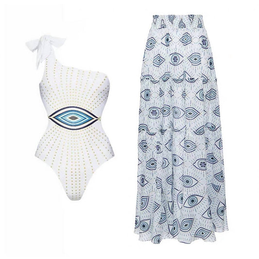 Sweetkama - Women's Evil Eye Swimsuit Set