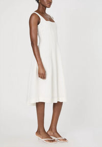 French Connection - Birdie Linen Square Neck Dress