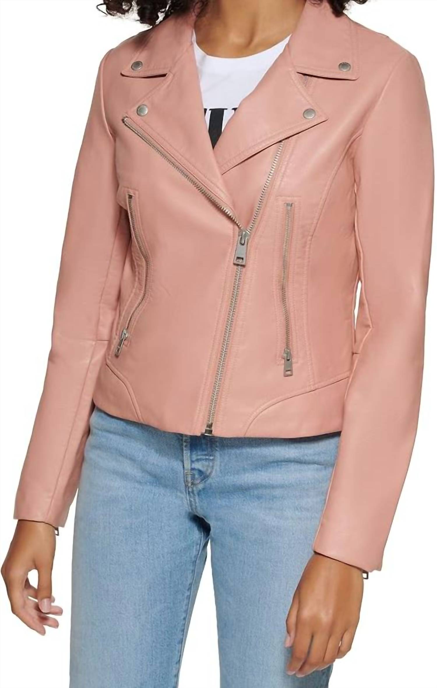 Levi'S - Faux Leather Asymmetrical Moto Jacket