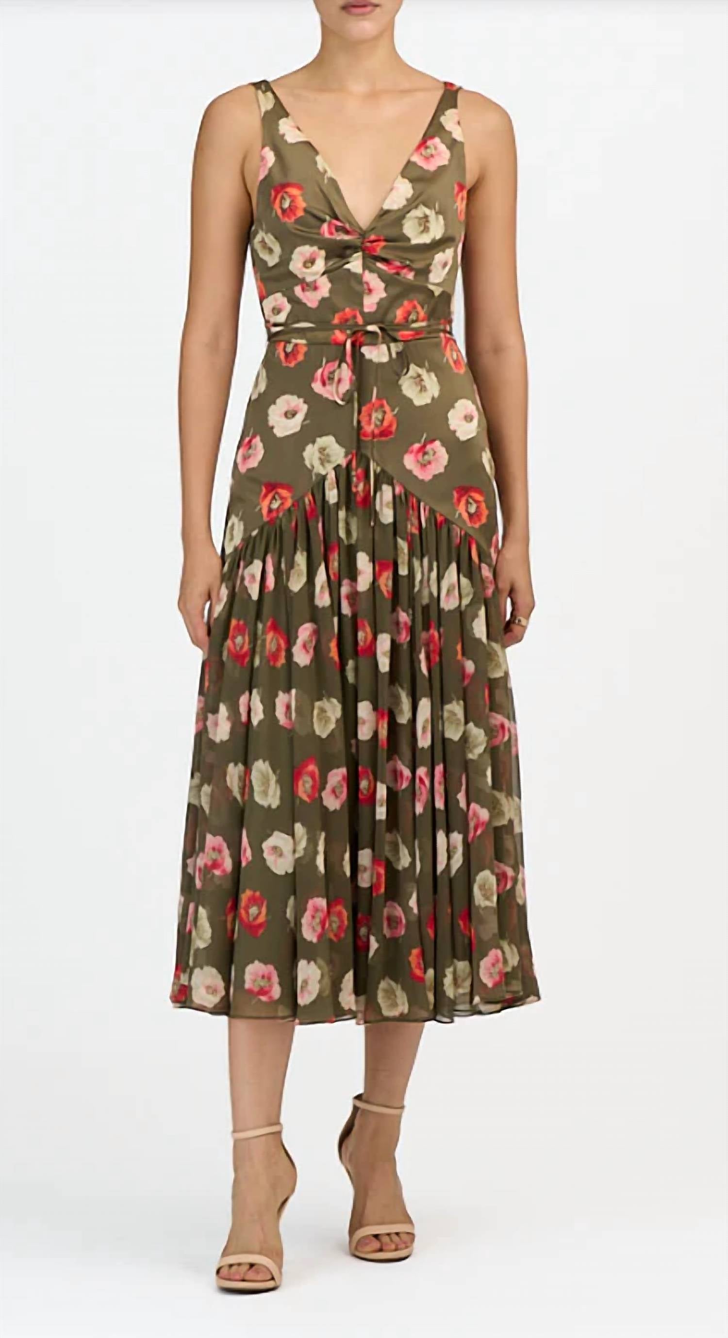 Cinq A Sept - Floating Poppies Makaila Dress