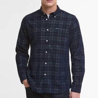 Barbour Southfield Tailored Long-Sleeve Shirt in dark navy - men's shirt