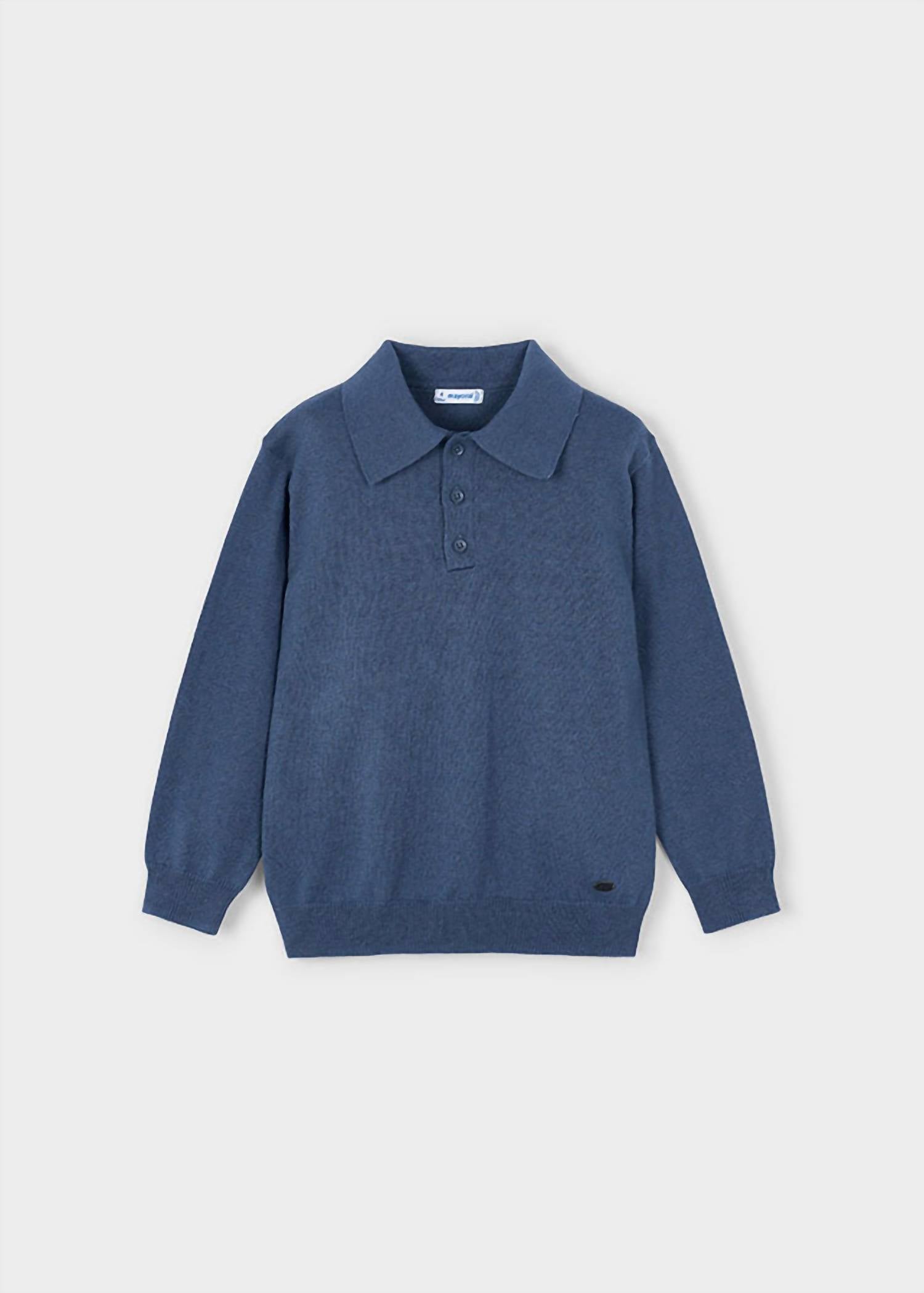 Mayoral - Boy's Long Sleeve Knit Polo