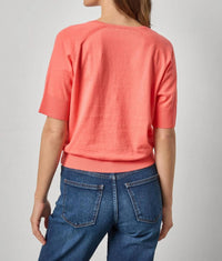 Lilla P - V-Neck Saddle Sleeve Sweater