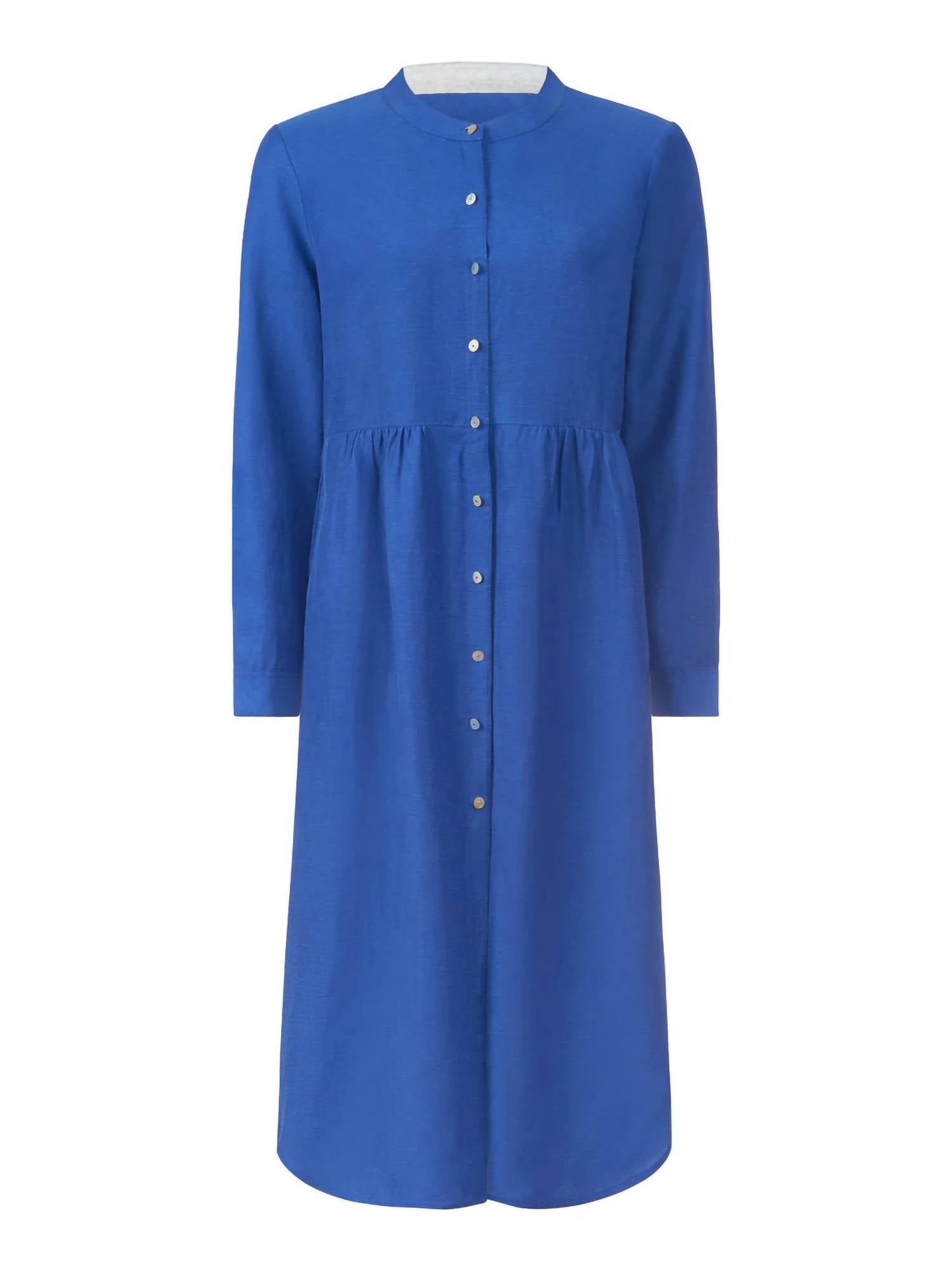 Ivy Coast Women's Savannah Midi Dress in sapphire - women's dress - alternate view