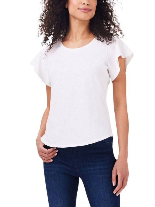 Nic + Zoe - Flutter Short Sleeve Top