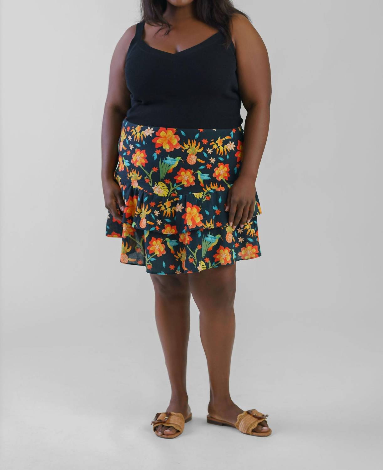 Guapa - Sitara Ruffled Skirt - Plus