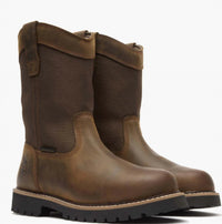 Georgia Boot Men's Core 37 WP Steel Shank Work Boot in brown - men's boots