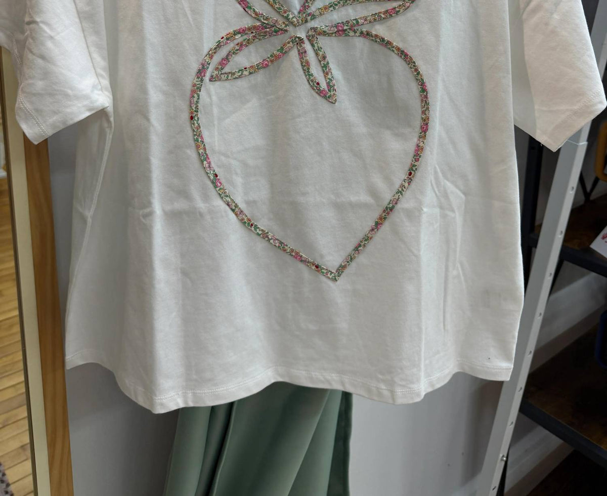 Wishlist - Strawberry Contrast Knit Tee