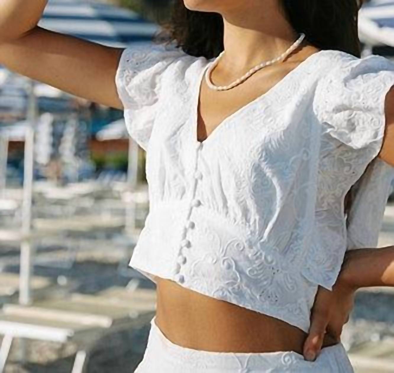 Amuse Society - Comilla Woven Top