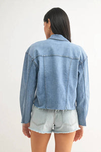 Just Usa - Fitted Fray Jacket