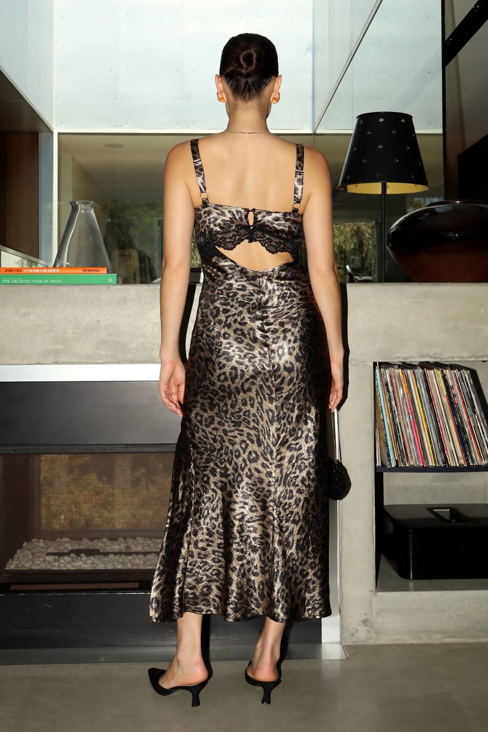 Bailey Rose - Metallic Maxi Dress