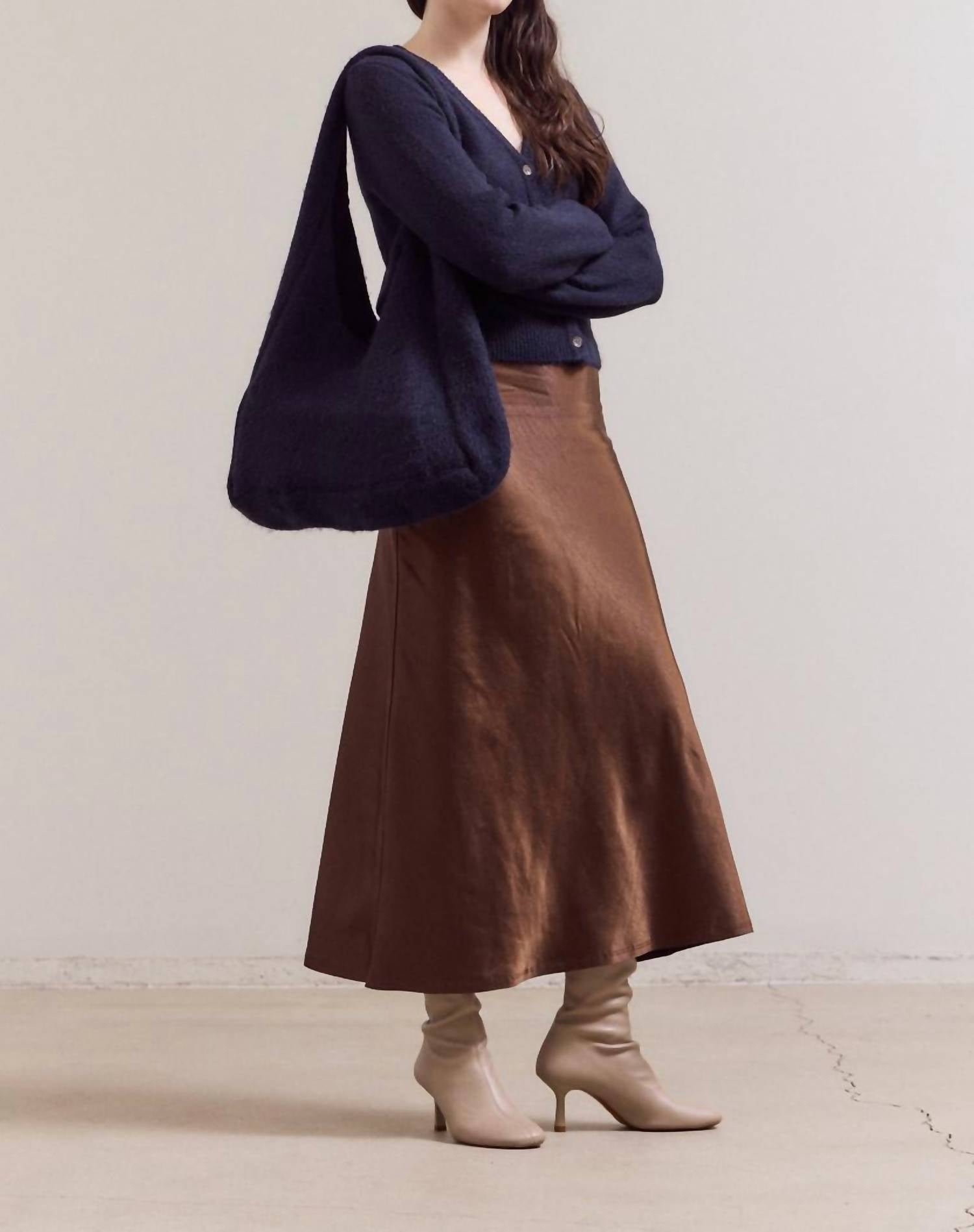 Grade & Gather - Women's Medium Sized Knitted Shoulder Bag