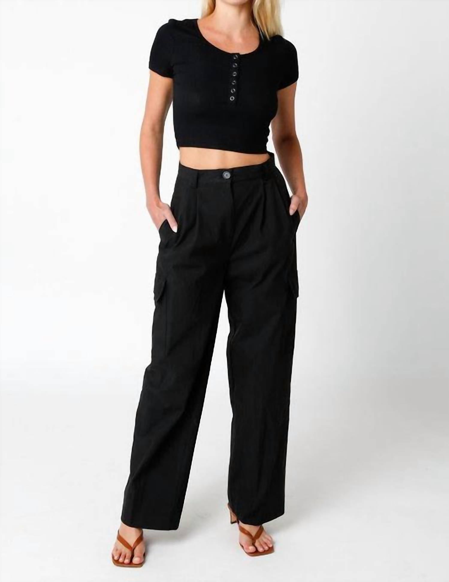 Olivaceous - Arwen Pleated Pants