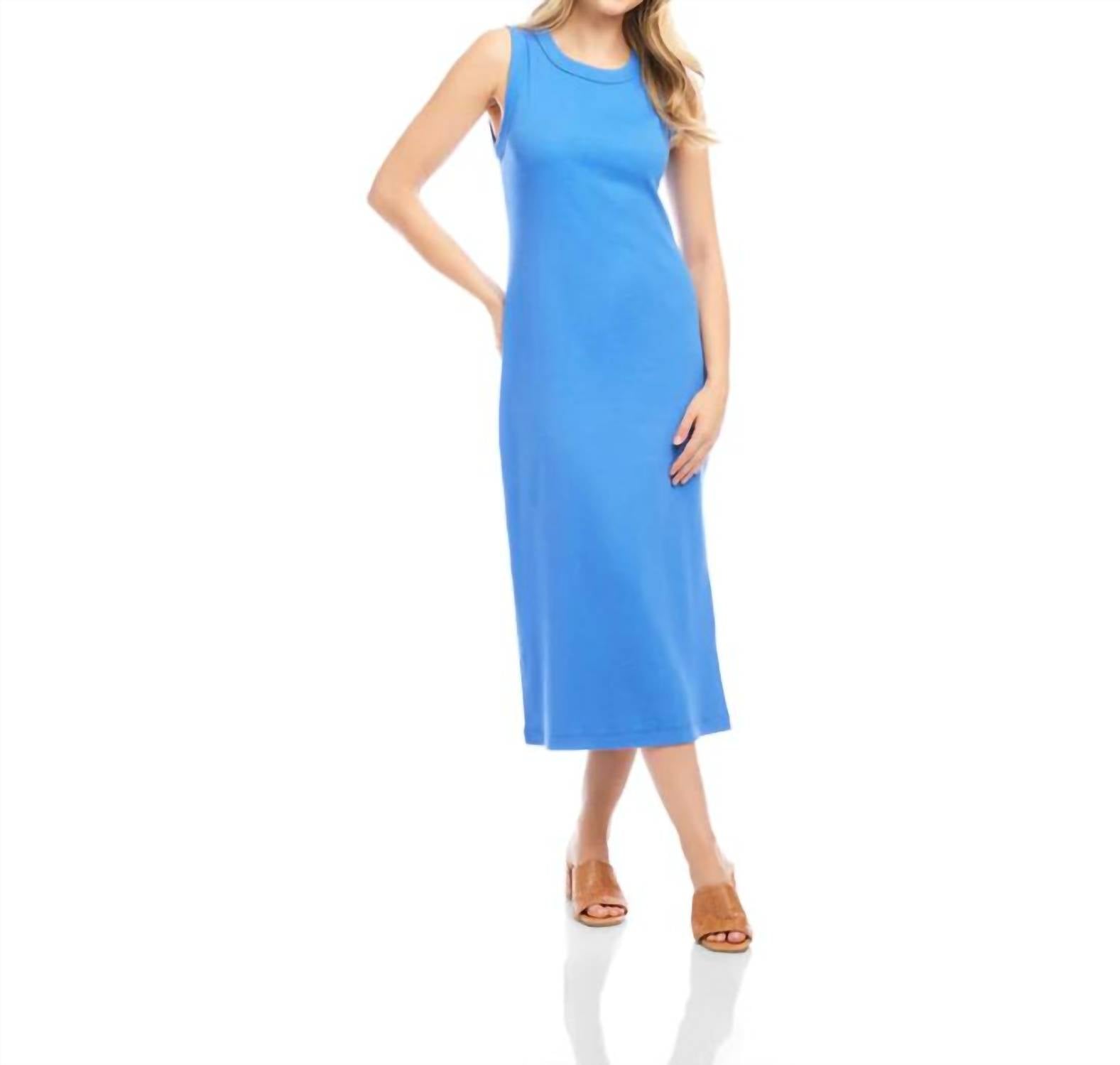 Karen Kane - Secelia Sleeveless Ribbed Column Dress