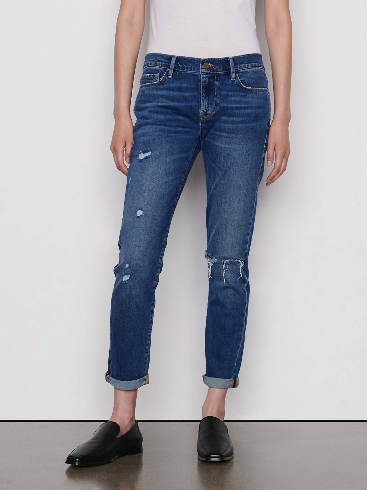 Frame - Le Garcon Mid-rise Boyfriend Jeans