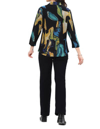 Parsley & Sage - Justine Three Quarter Sleeve Pullover Top