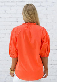 Caryn Lawn - Anna V Neck Top