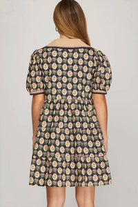She + Sky - Floral Mini Dress