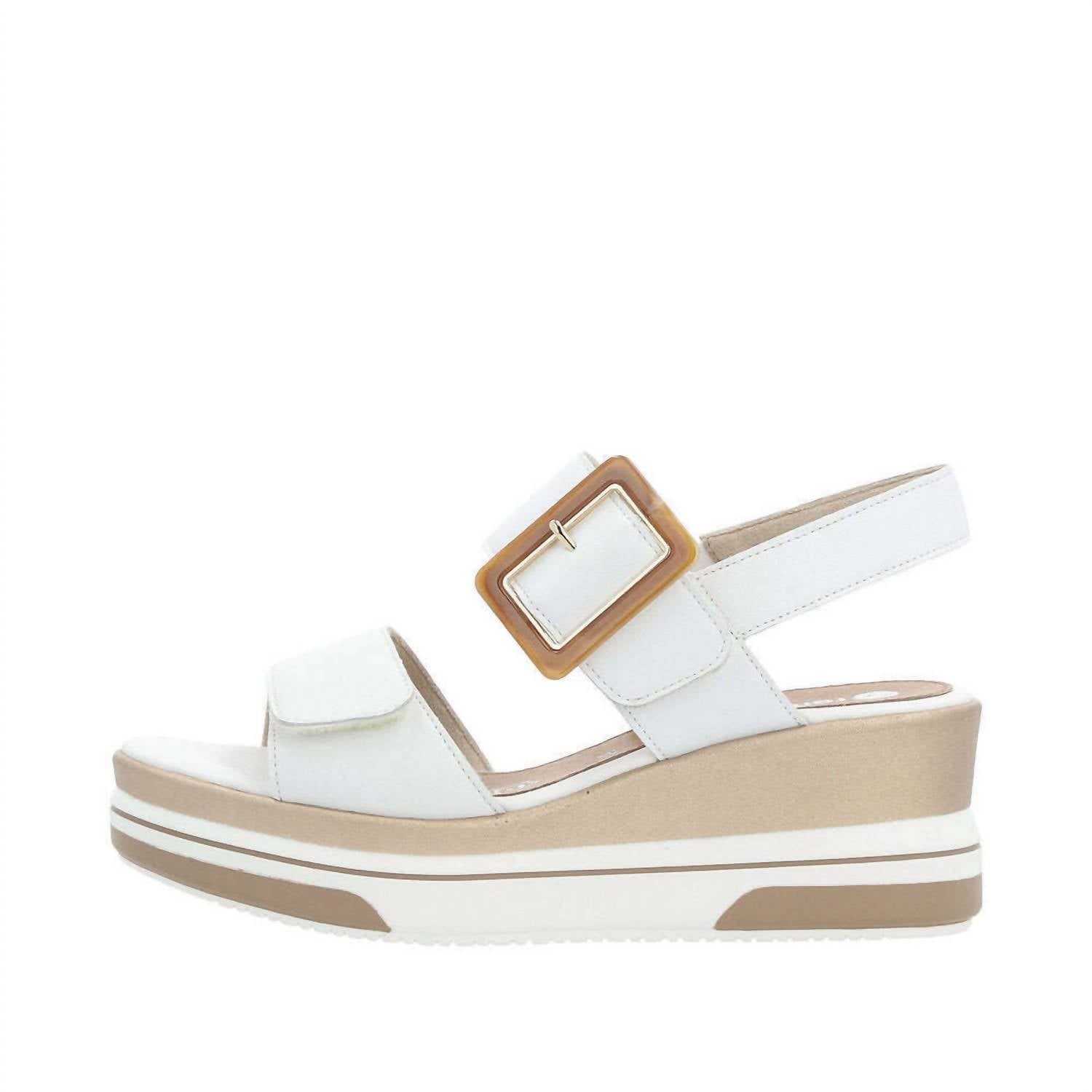 Remonte Women's Wedge Sandal in white - women's sandal - view 4