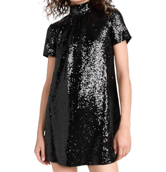 Staud - Ilana Sequined Mesh Mini Dress