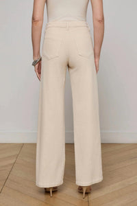L'Agence - Women's Scottie High Rise Wide Leg Pants