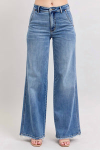 Judy Blue - High Rise Retro Wide Fit Jeans