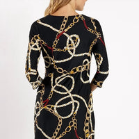 JUDE CONNALLY Ribbons & Chains Dress in black - women's dress - detail view