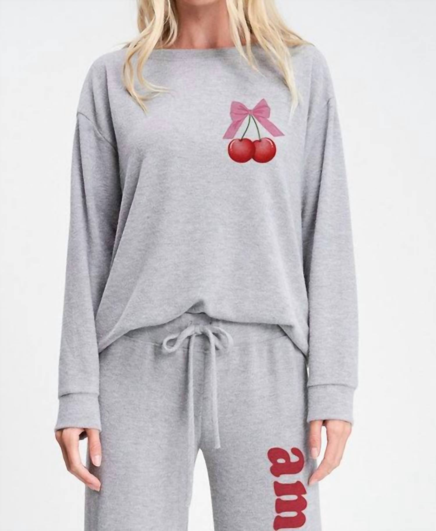 Phil Love - Amour Cherry Loungewear Set