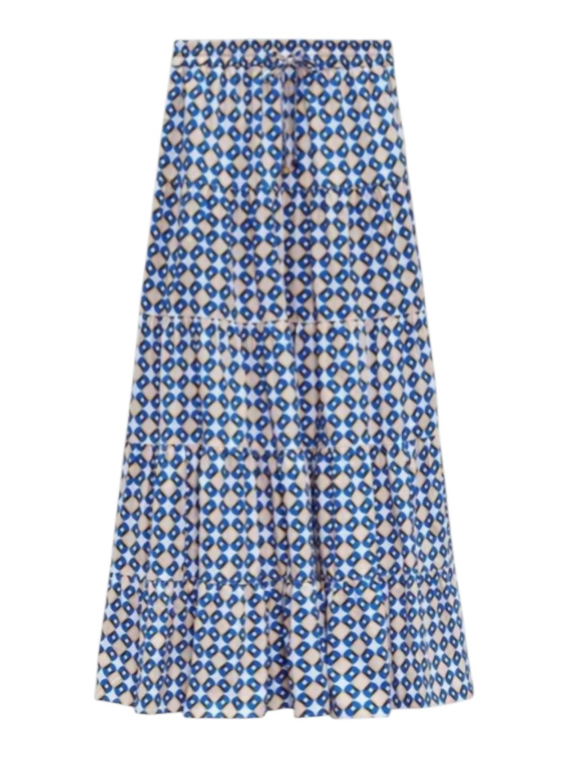 Ina Fashion - Women's Geo Print Maxi Skirt