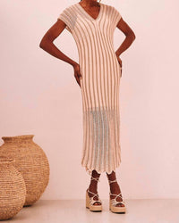 Nekane - Brittani Lurex Midi Dress