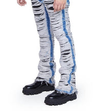 Valabasas - Men's Ravaged Stacked Flare Jean