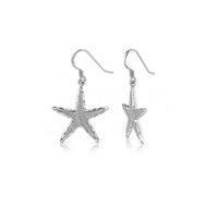 Gold & Honey - Women's Starfish Dangle Earrings