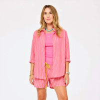 Kerri Rosenthal - Weekend Stripe Short