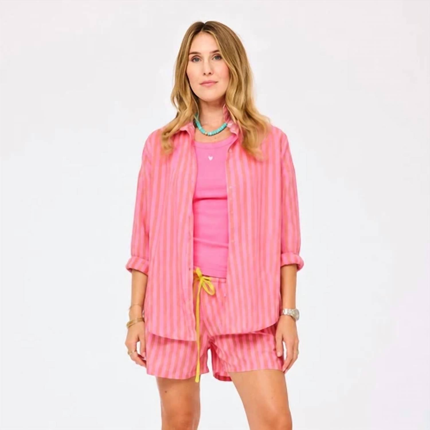Kerri Rosenthal - Weekend Stripe Short