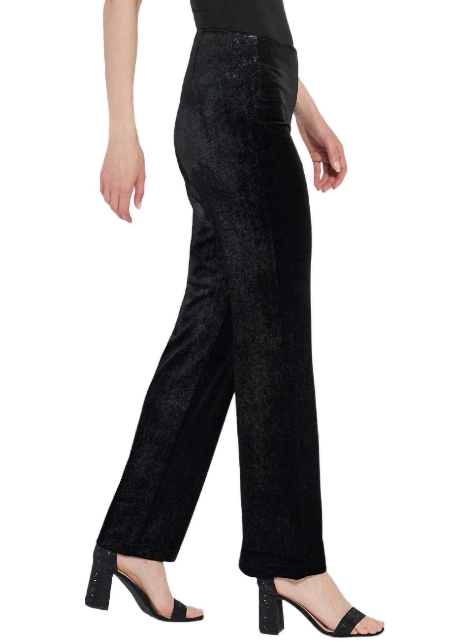Lysse - Metallic Foil Velvet Pants