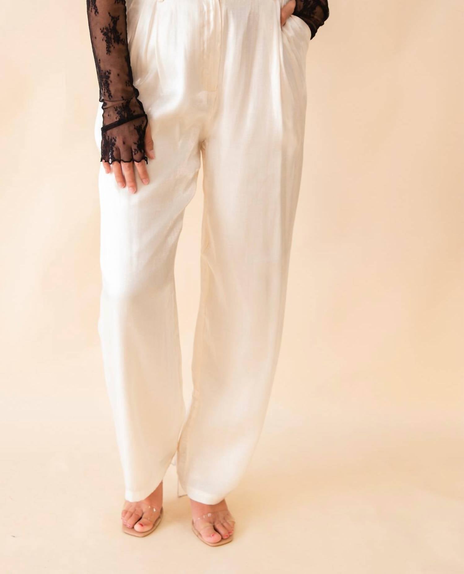 Lucy Paris - Brylie Pleated Pant