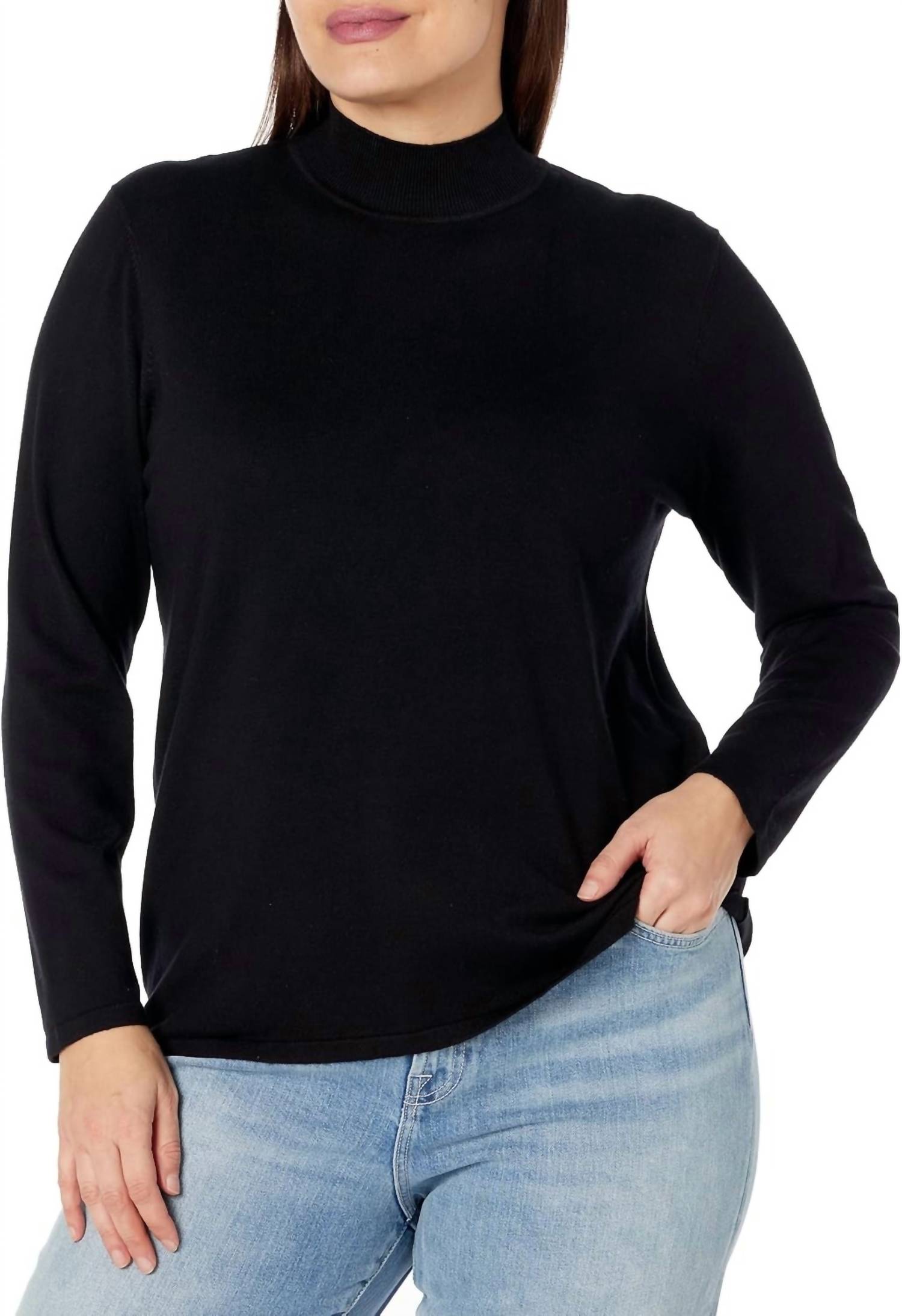 Multiples - Mock-neck Sweater