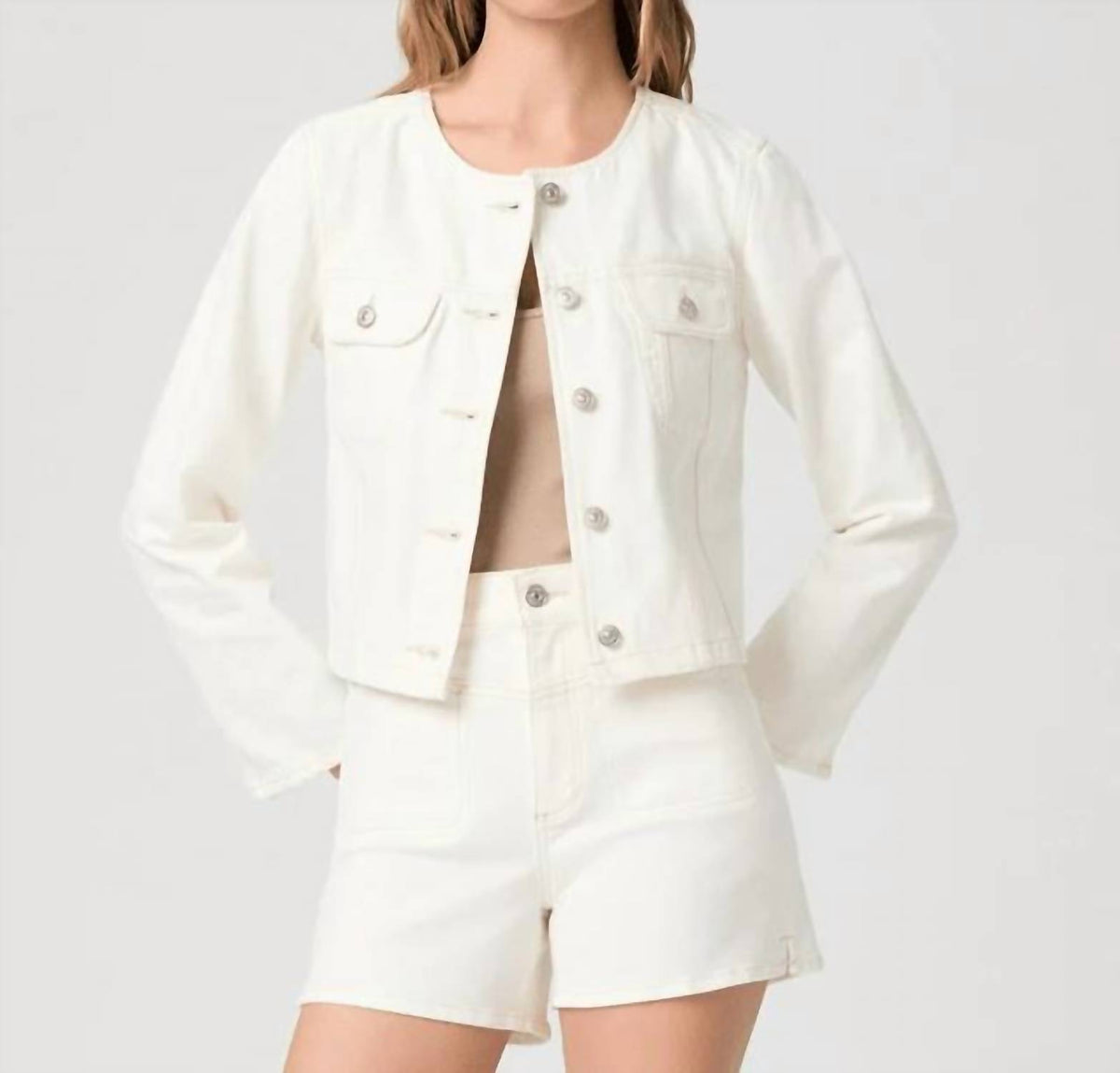 Paige - Dean Collarless Jacket