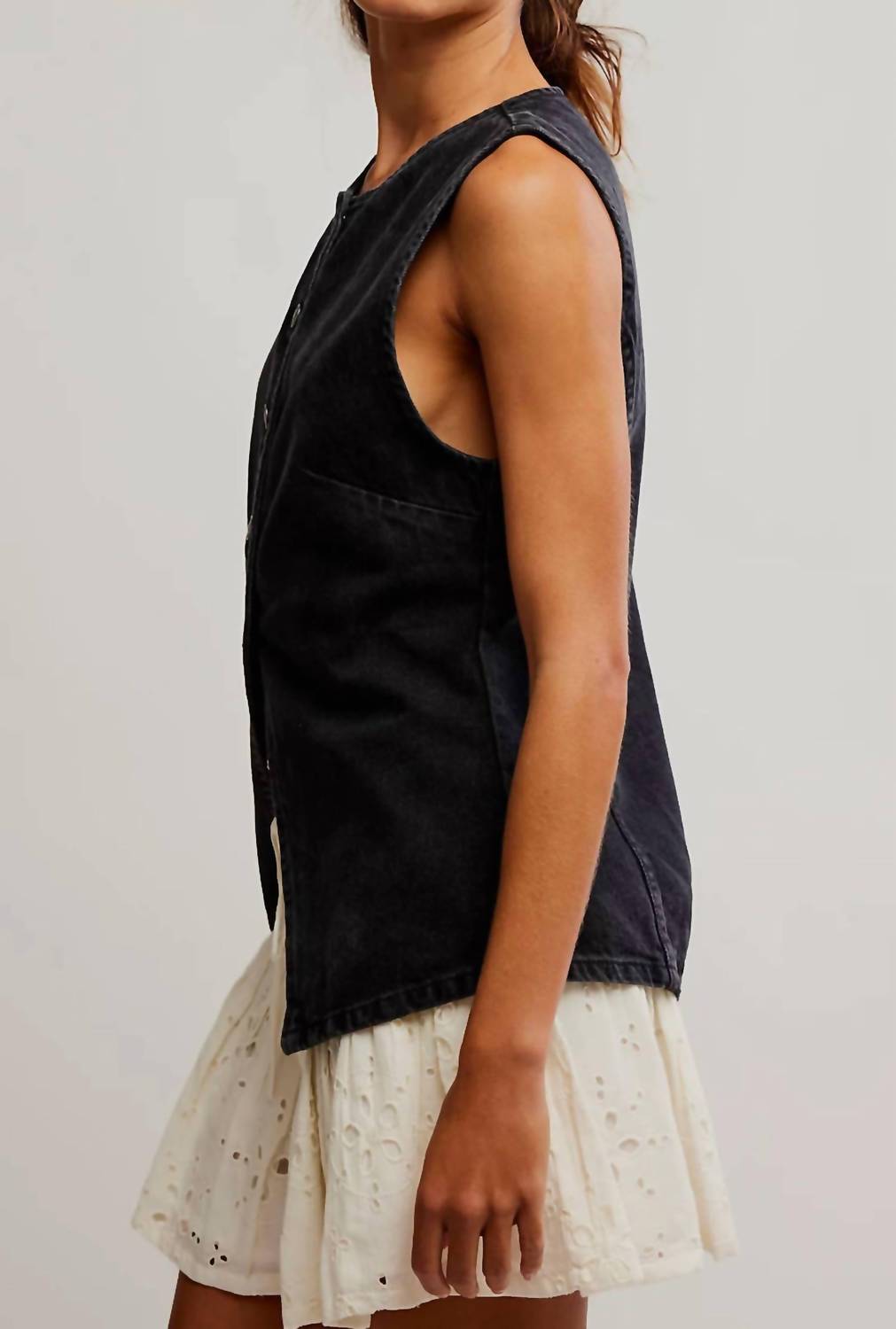 Free People - Aimee Denim Vest
