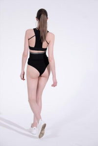 The Athletic Side Of Us - Joy 2-piece Set – Racerback Crop Top & High-waist Briefs | Logo Band