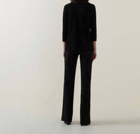 Joseph Ribkoff - Satin Cowl Long Sleeve Top