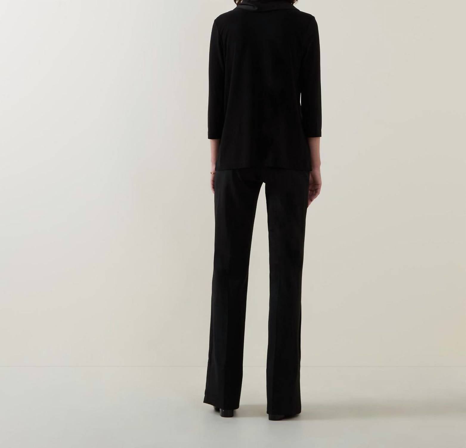 Joseph Ribkoff - Satin Cowl Long Sleeve Top