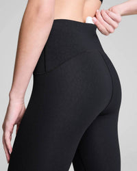 Spanx Booty Boost 7/8 Leggings in black leopard - women's pants - view 5
