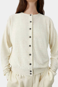 Cordera - Linen And Cotton Flecked Cardigan