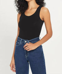 Goldie - Cotton Sleeveless Rib Tank Top